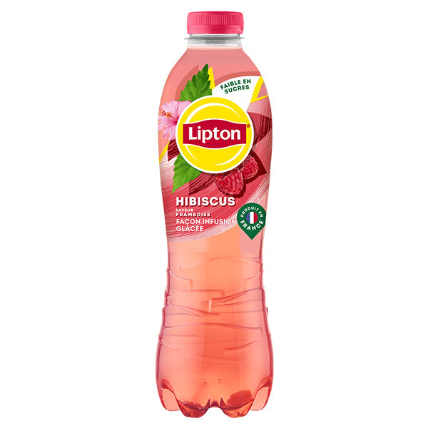 Lipton Ice Tea Hibiscus & Framboise Infusion Glacée Pack 6 x 1,25L – Boisson Naturelle
