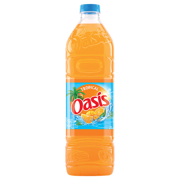 Oasis Tropical – Pack de 6 Bouteilles (6 x 2L) | Boisson Sans Bulles Exotique