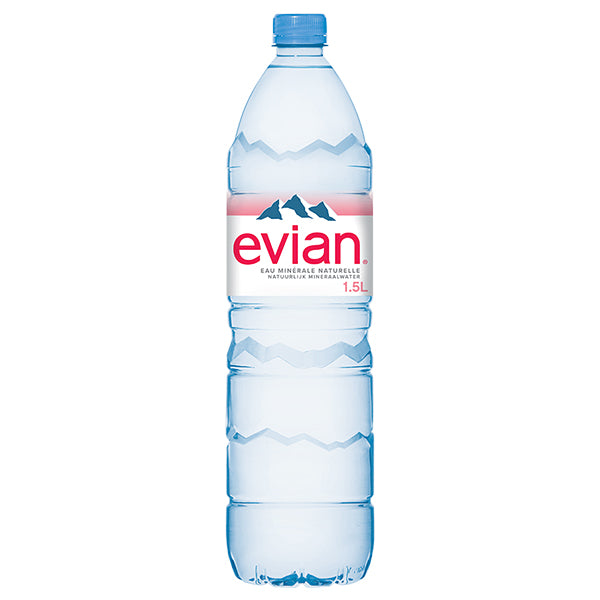 Eau Evian Pack 6 x 1,5L – Bouteilles Eau de Source