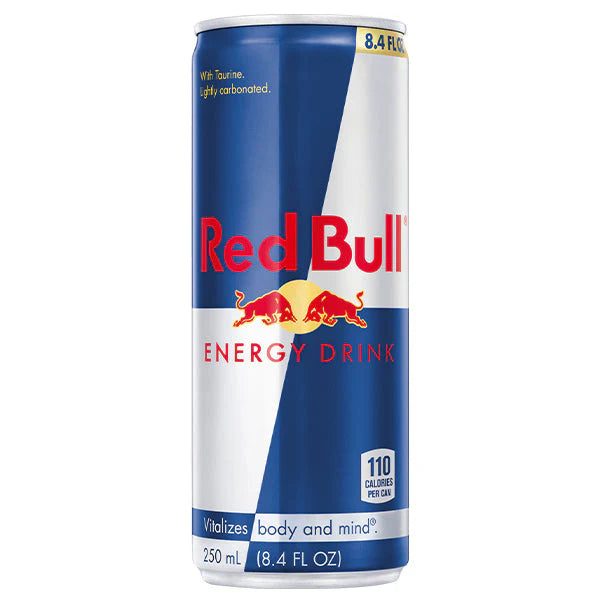 Red Bull Classic – Pack de 24 Canettes (24 x 25cl) | Boisson Énergisante Originale