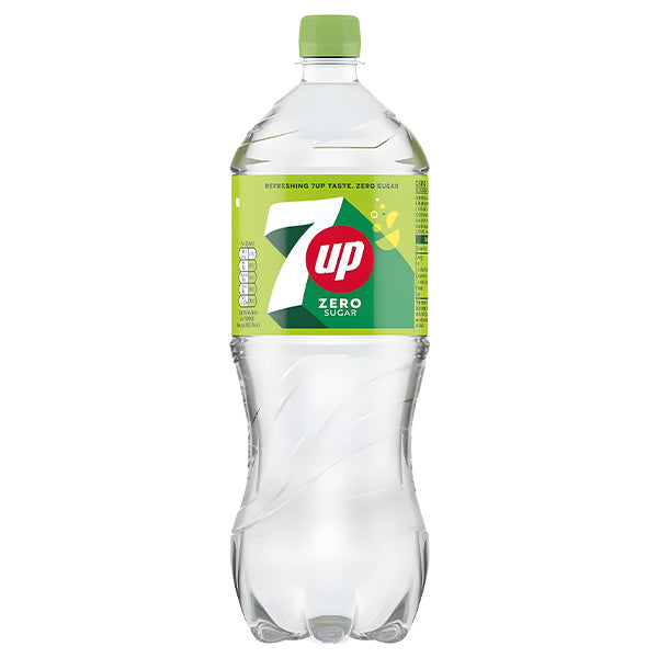 7UP Saveur Zero Sugar Pack 6 x 1,5L – Soda Sans Sucre Citron Vert