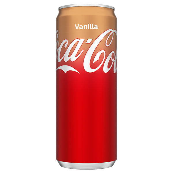 Coca Cola Vanille (FR) Pack 24 x 33CL – Soda Vanille Canettes