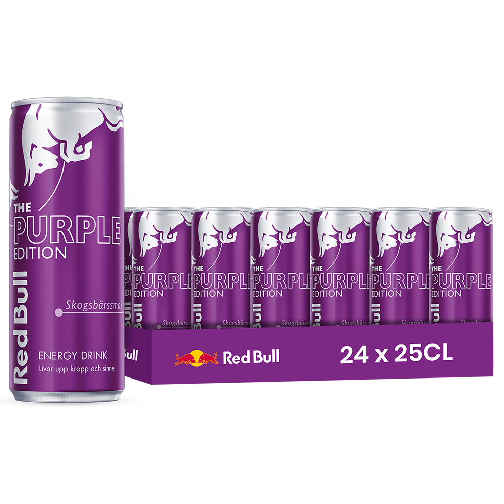 Red Bull Purple Edition – Pack de 24 Canettes (24 x 25cl) | Édition Fruits des Bois