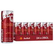 Red Bull Peach Edition – Pack de 24 Canettes (24 x 25cl) | Goût Pêche Édition Limitée