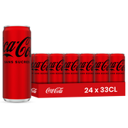 Coca Cola Sans Sucre (FR) Pack 24 x 33CL – Soda Light Sans Sucre