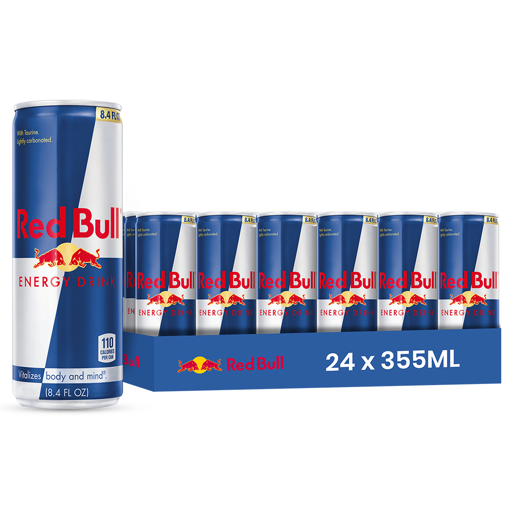 Red Bull Classic Pack 24 x 355ML – Boisson Énergisante Originale