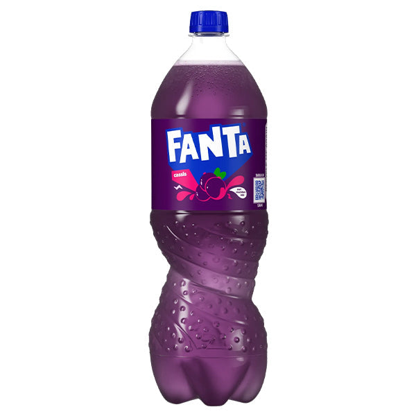 Fanta Cassis (EU) – Pack de 9 Bouteilles (9 x 1,5L) | Saveur Fruits Noirs