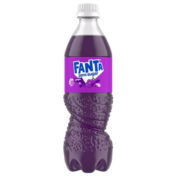 Fanta Grape Zero (EU) – Pack de 12 Bouteilles (12 x 50cl) | Saveur Raisin Sans Sucres