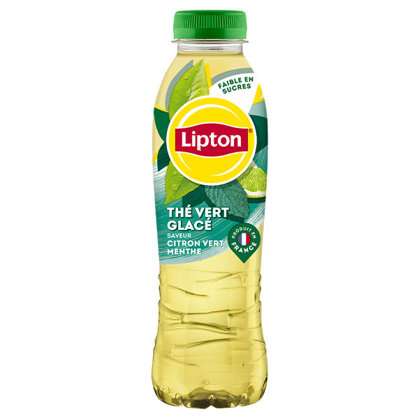 Lipton Ice Tea Citron Vert & Menthe Pack 12 x 50CL – Thé Glacé Citron Menthe