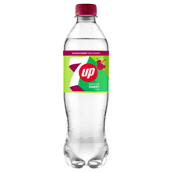 7UP Cerise Pack 12 x 50CL – Soda Saveur Cerise Fruité