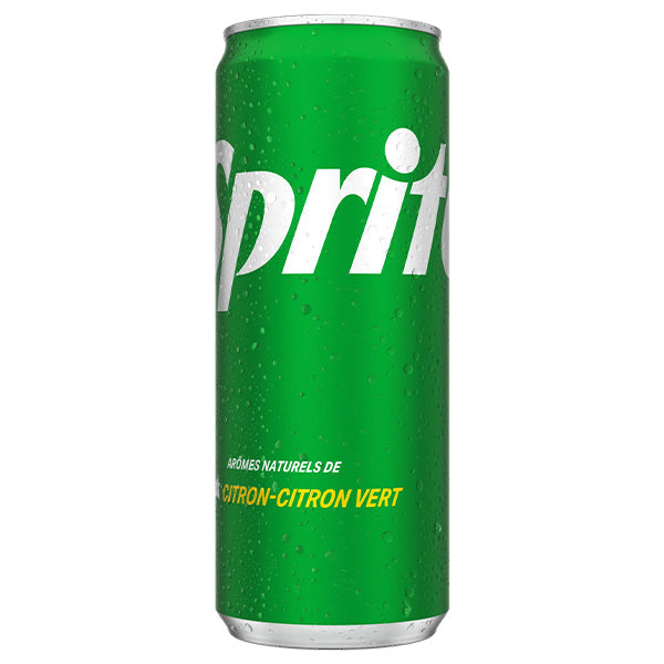 Sprite Goût Original Pack 24 x 33CL – Canettes Soda Citron Classique