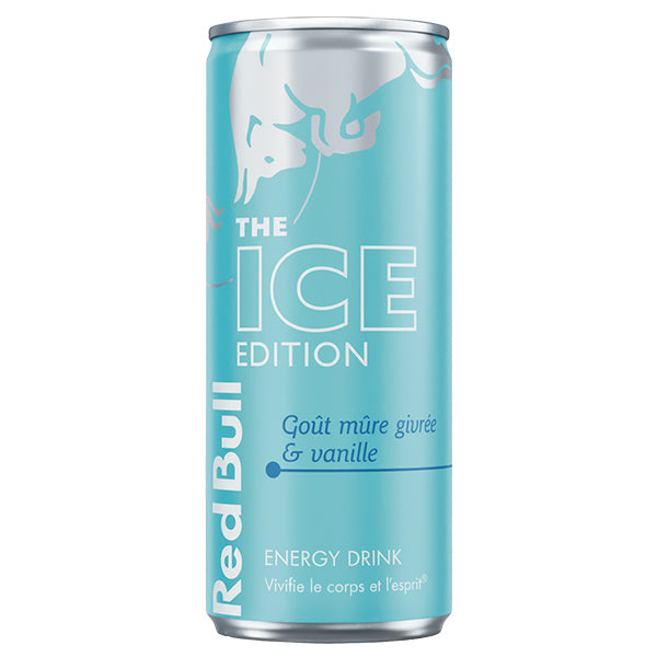 Red Bull Ice Edition Goût mûre givrée & vanille Pack de 24 x 25CL x 108 (FR)