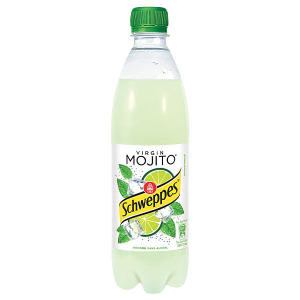 Schweppes Mojito – Pack of 12 Bottles 50CL | Sparkling Mojito Drink