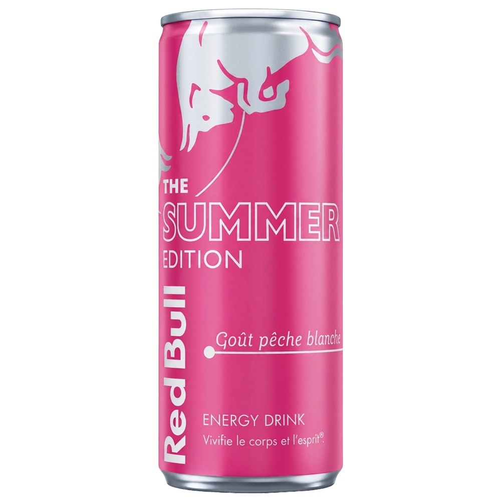 Red Bull Édition Pêche Blanche – Pack de 24 x 25CL x 108 (FR)